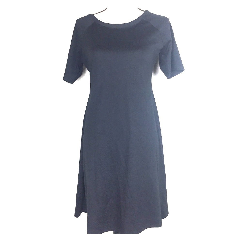 Zara TRF Black Fit & Flare Dress